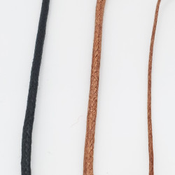 Custom Length Black or Brown  Cord